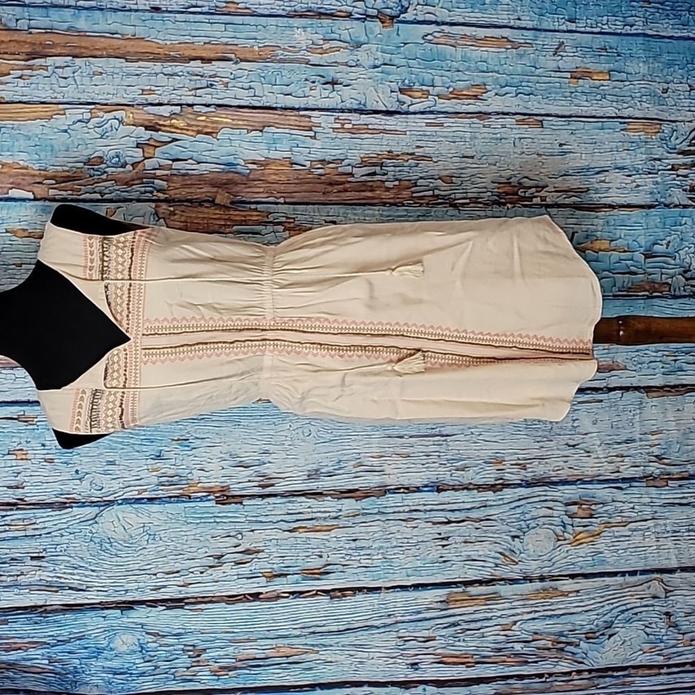 Kenji Boho Embroidered Dress